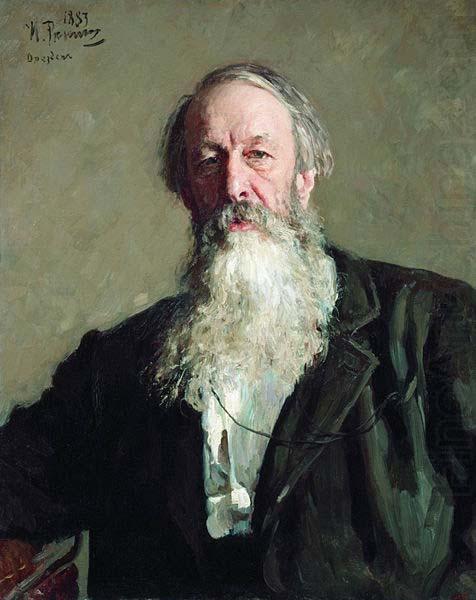 Ilya Repin Vladimir Stasov china oil painting image